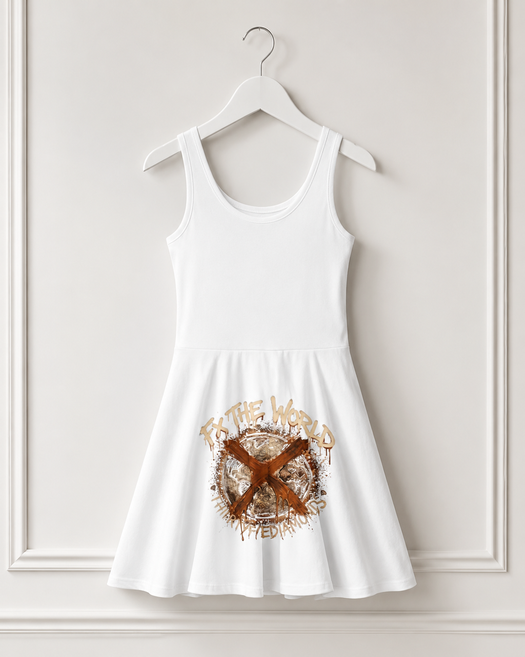 Cotton skater dress