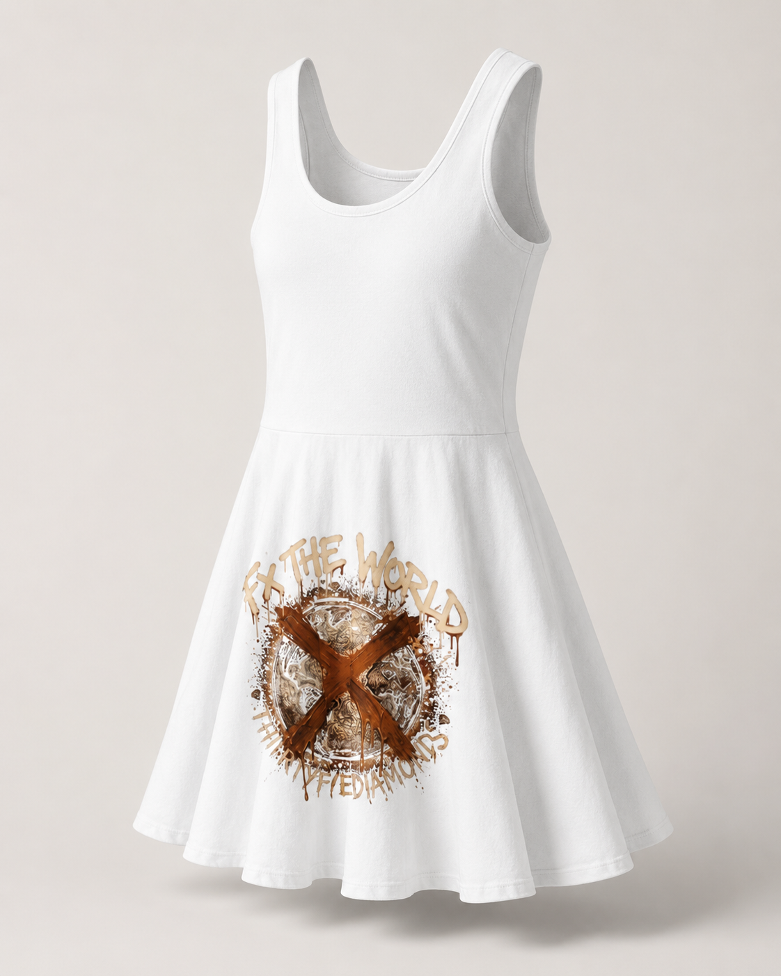 Cotton skater dress
